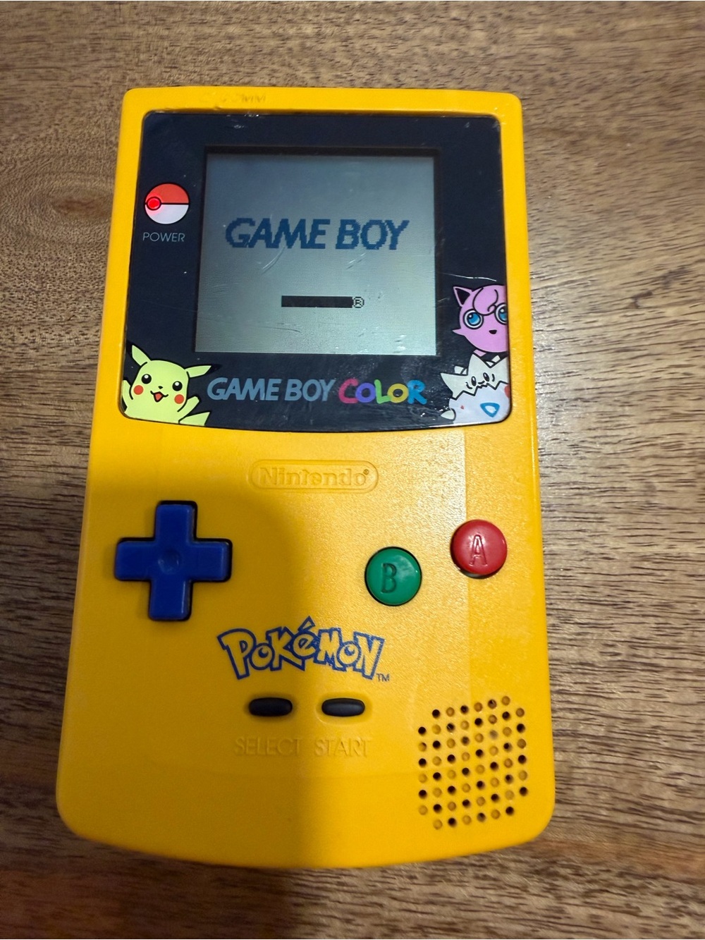 Nintendo Game Boy Color Pokémon Edition - Yellow with Pokémon Crystal version